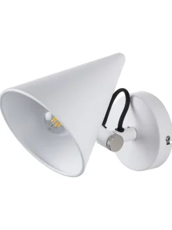 Wandleuchte SCANDICE in Weiß