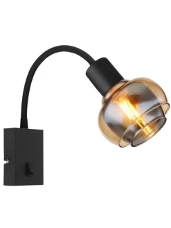 Wandleuchte "TOKKI" in black