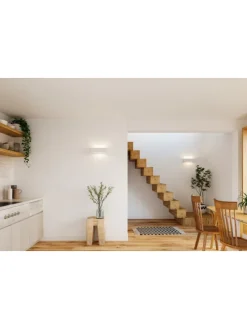 Wandleuchte VEGA in Keramik weiß rechteckig moderne lampe E27 LED NICE LAMPS