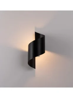 Wandleuchte ZUREA Schwarz H 55