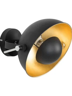 Wandleuchten THAMES in Schwarz - (W) 26 x (H) 17 x (L) 26 cm