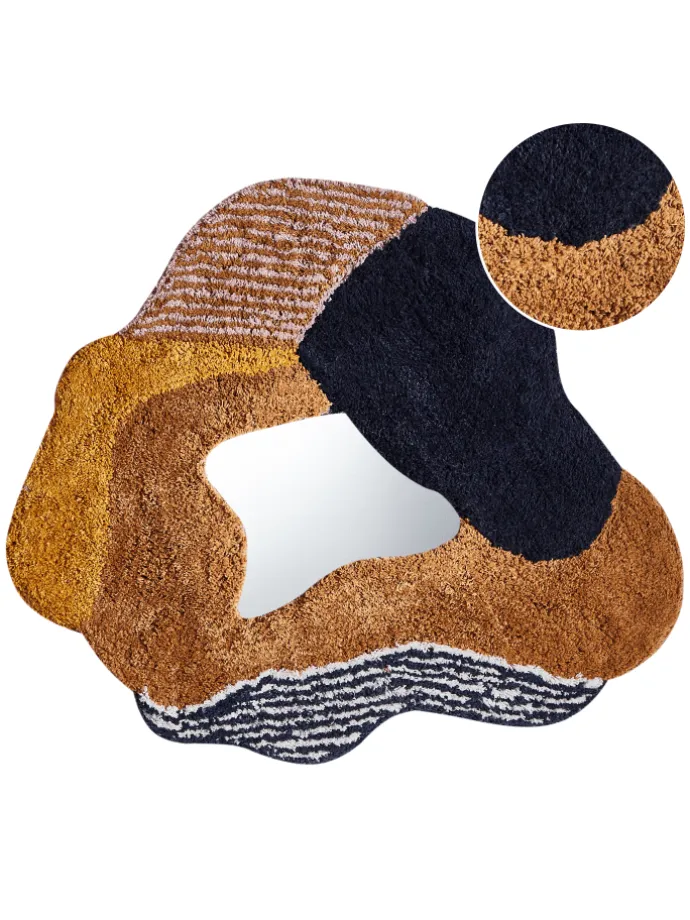 Wandspiegel ABASZA in Bunt - (W) 60 x (H) 62 x (L) 2 cm