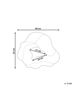 Wandspiegel ABASZA in Bunt - (W) 60 x (H) 62 x (L) 2 cm