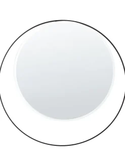 Wandspiegel AGDE in Schwarz - (W) 50 x (H) 50 x (L) 10 cm