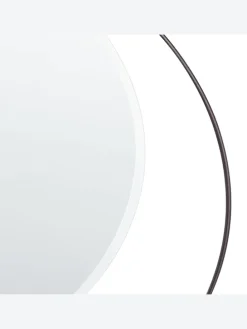 Wandspiegel AGDE in Schwarz - (W) 50 x (H) 50 x (L) 10 cm