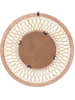 Wandspiegel BACATA in Braun - (W) 60 x (H) 60 x (L) 3 cm