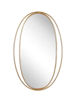 Wandspiegel BESSON in Gold - (W) 55 x (H) 90 x (L) 3 cm