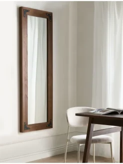 Wandspiegel BLOSVILLE in Braun - (W) 58 x (H) 164 x (L) 5 cm