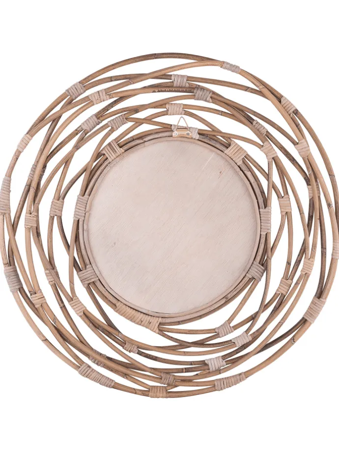 Wandspiegel BURGIS in Braun - (W) 75 x (H) 75 x (L) 3 cm