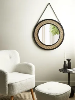 Wandspiegel CAMBRAI in /Schwarz - (W) 70 x (H) 104 x (L) 3 cm