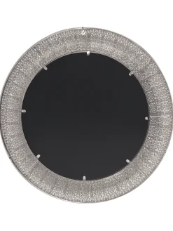 Wandspiegel CHANNAY in Silber - (W) 80 x (H) 80 x (L) 5 cm