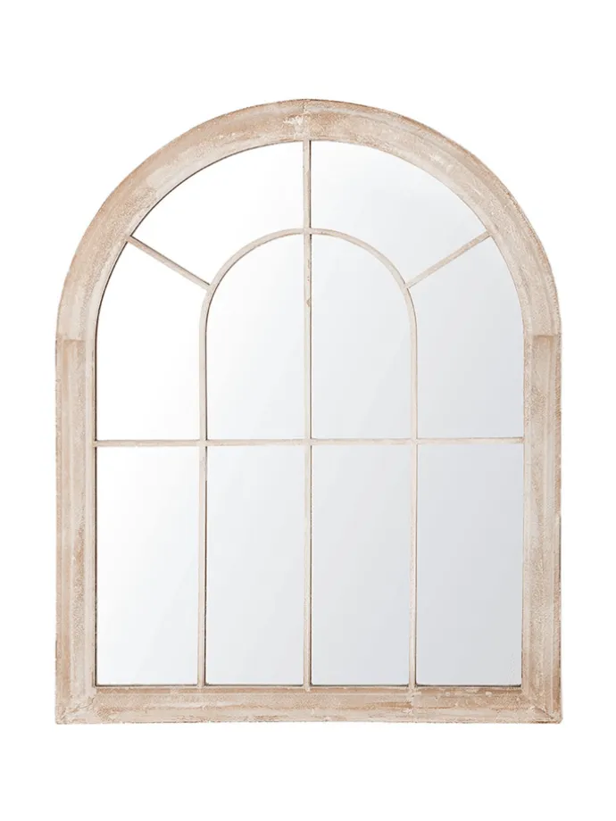 Wandspiegel EMBRY in Beige - (W) 69 x (H) 88 x (L) 5 cm