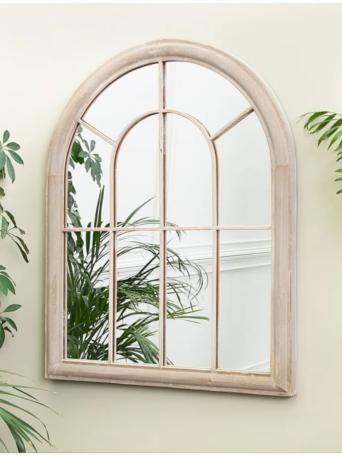 Wandspiegel EMBRY in Beige - (W) 69 x (H) 88 x (L) 5 cm