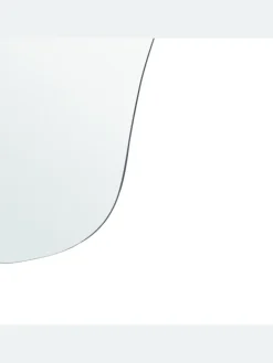 Wandspiegel FALAISE in Silber - (W) 50 x (H) 70 x (L) 1 cm