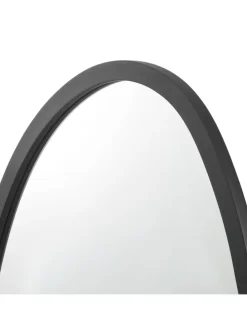 Wandspiegel Filiano in Schwarz (B)58cm (H)80cm (T)1.8cm