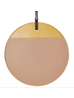 Wandspiegel GURS in Gold/Braun - (W) 60 x (H) 60 x (L) 2 cm