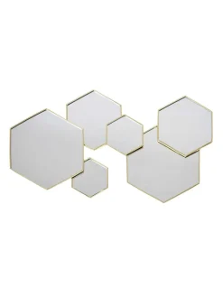 Wandspiegel in Gold - (B)57 x (H)35 cm