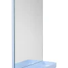 Wandspiegel in Hellblau - (B)30 x (H)45 cm