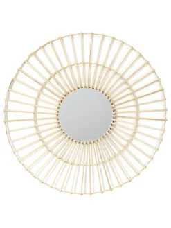 Wandspiegel in Natur - Ø 75 cm