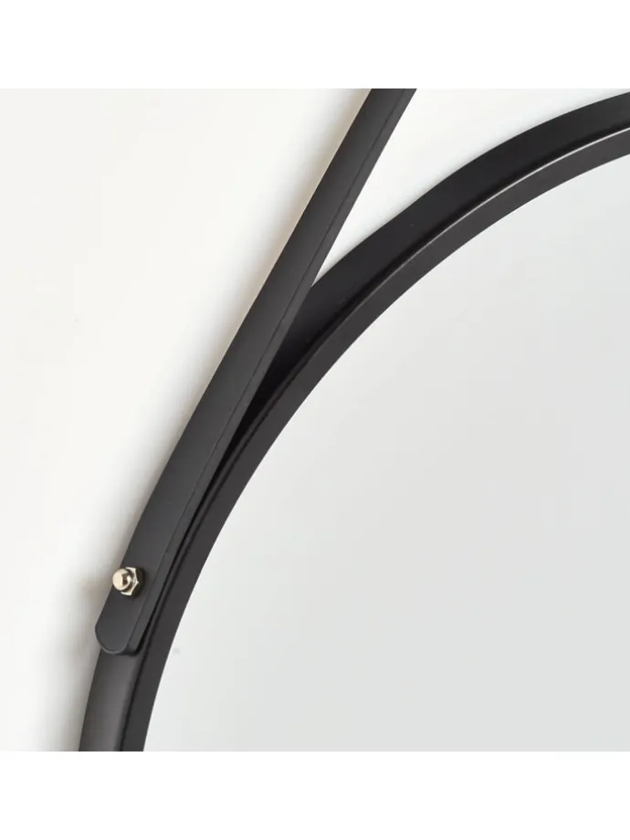 Wandspiegel in schwarz