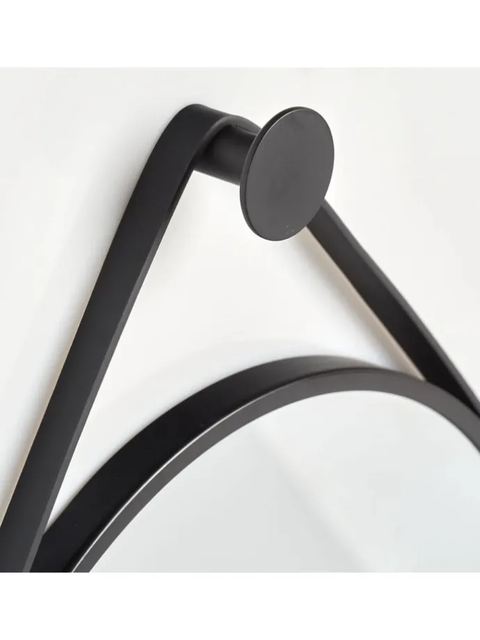 Wandspiegel in schwarz