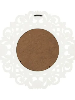 Wandspiegel in Weiß - Ø 60 cm