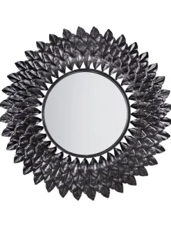 Wandspiegel LARRAU in Silber - (W) 70 x (H) 70 x (L) 4 cm