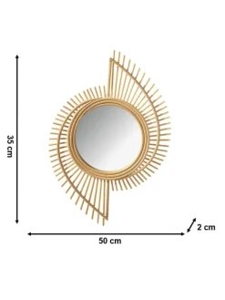 Wandspiegel LEVIMIRROR11 in Braun