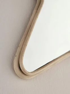 Wandspiegel ''Mozambico'' in Beige - (B)40 x (H)38 cm