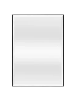 Wandspiegel Novoli in Schwarz (H)70cm (B)50cm