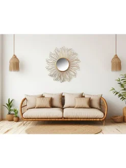 Wandspiegel WALLMIRRORSUN in Gold