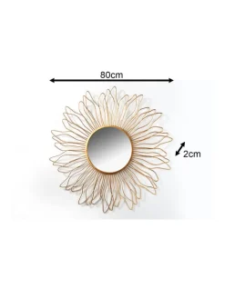 Wandspiegel WALLMIRRORSUN in Gold