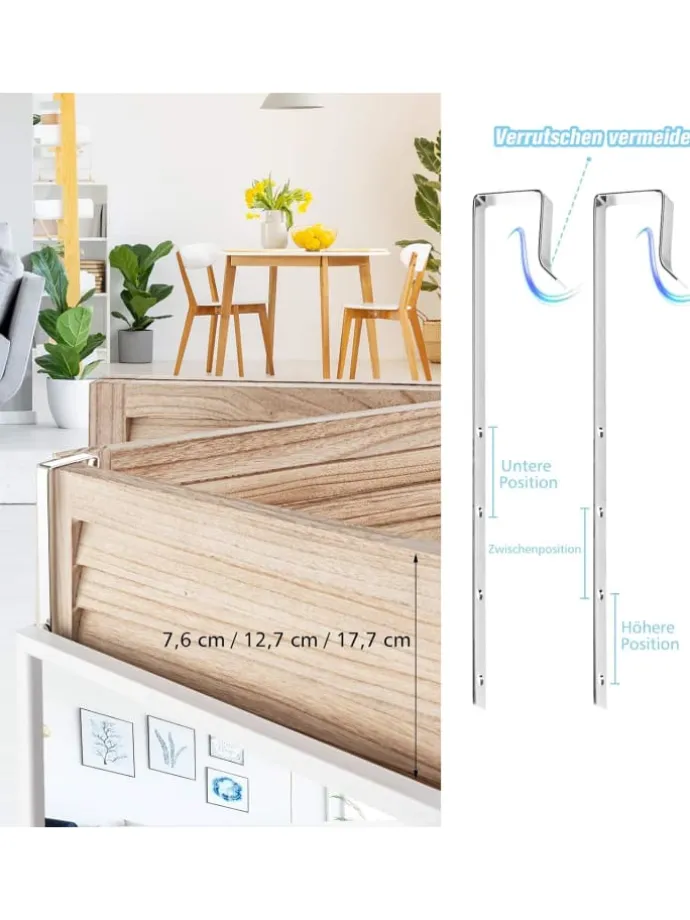 Wandspiegel 107x36,5cm in Weiß
