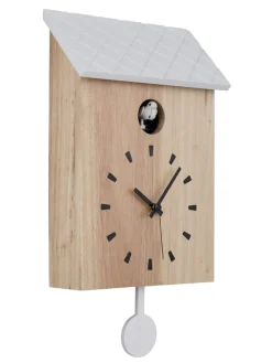 Wanduhr "CLOCKY" in brown