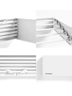 Wand-Wäscheständer in Weiß