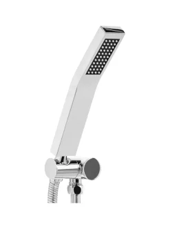 Wannenarmaturen AMBORO in Silber/Schwarz - (W) 3.5 x (H) 20 x (L) 1.5 cm