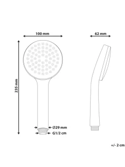 Wannenarmaturen AYPATE in Schwarz - (W) 10 x (H) 23 x (L) 6 cm