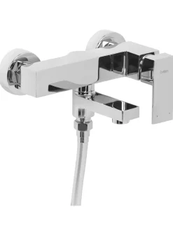 Wannenarmaturen BALNEARIO in Silber - (W) 19 x (H) 179 x (L) 14 cm