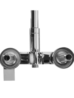 Wannenarmaturen CATAGENA in Silber - (W) 19 x (H) 93 cm