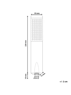 Wannenarmaturen CHILAPA in Gold - (W) 3.5 x (H) 22 x (L) 1.2 cm