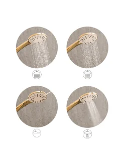 Wannenarmaturen CHURUN in Silber - (W) 11 x (H) 25 x (L) 3 cm