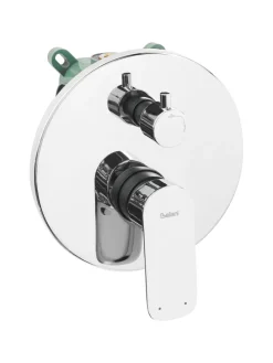 Wannenarmaturen GUARATUBA in Silber - (W) 25 x (H) 175 x (L) 41 cm