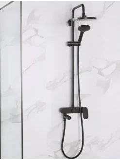 Wannenarmaturen GURARA in Schwarz - (W) 23 x (H) 83 x (L) 36 cm