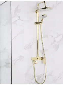 Wannenarmaturen GURARA in Gold - (W) 23 x (H) 83 x (L) 36 cm