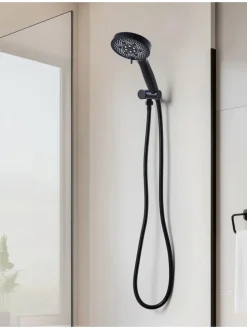 Wannenarmaturen ICHMA in Schwarz - (W) 12 x (H) 26 x (L) 7 cm