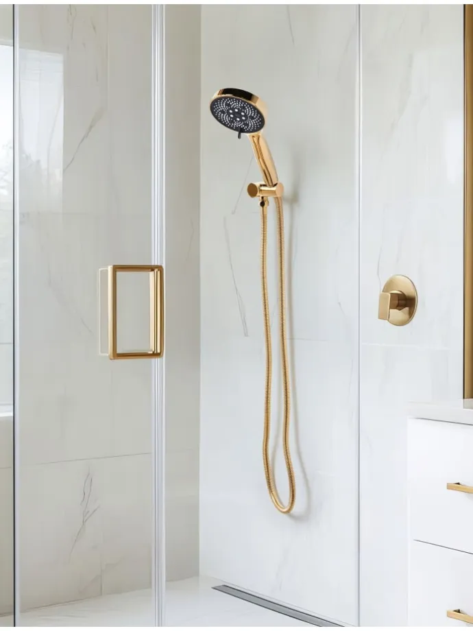 Wannenarmaturen ICHMA in Gold - (W) 12 x (H) 26 x (L) 7 cm