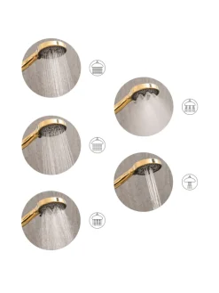 Wannenarmaturen ICHMA in Gold - (W) 12 x (H) 26 x (L) 7 cm