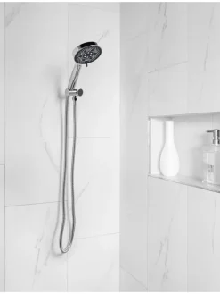 Wannenarmaturen ICHMA in Silber - (W) 12 x (H) 26 x (L) 7 cm