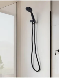 Wannenarmaturen MACAY in Schwarz - (W) 9 x (H) 23 x (L) 4 cm