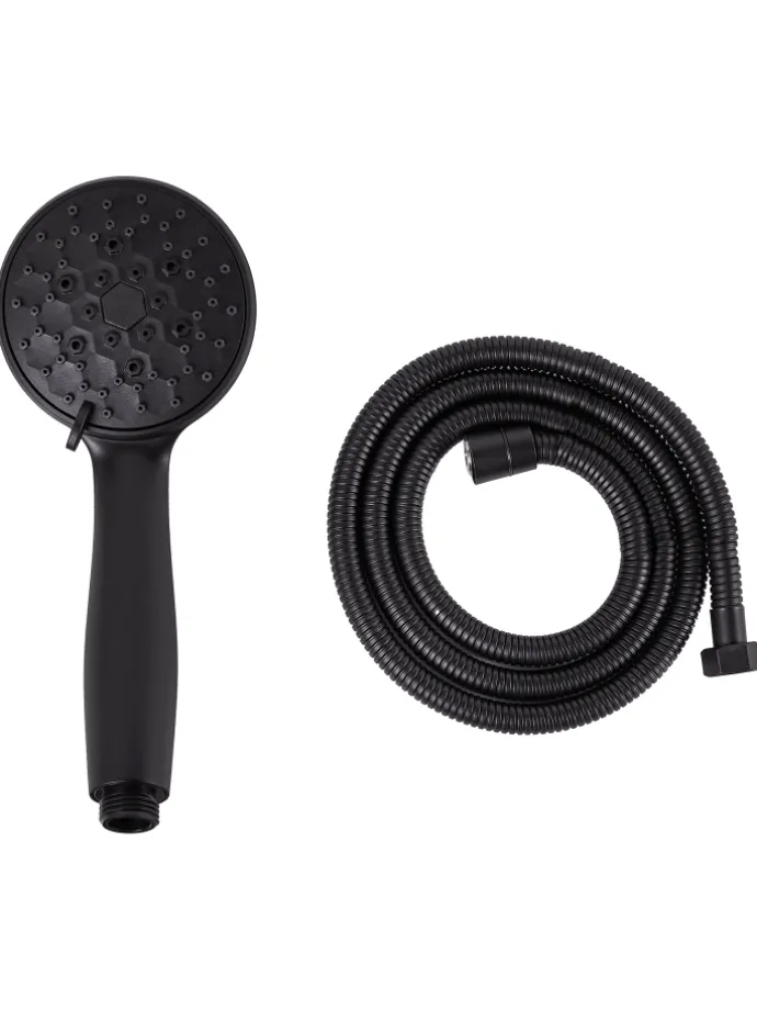 Wannenarmaturen MACAY in Schwarz - (W) 9 x (H) 23 x (L) 4 cm